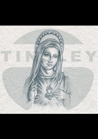 Small Minimalist Virgin Mary Temporary Tattoo - Set of 3 – Tatteco
